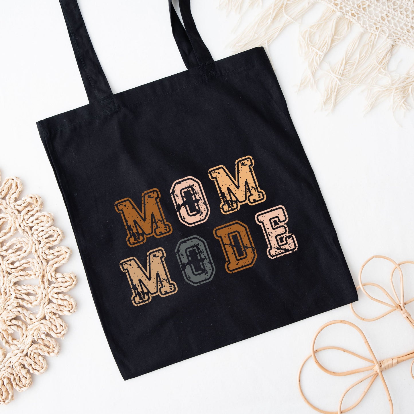 Colorful Mom Mode Stacked | Tote Bag