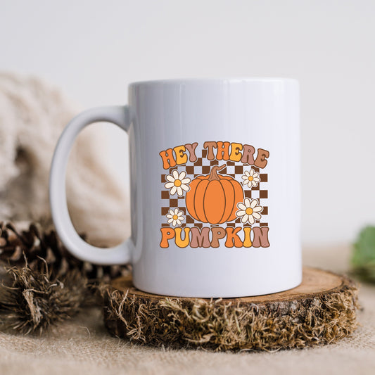 Hey There Pumpkin Flowers | Mug