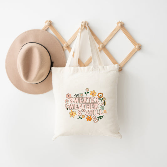 Sweater Weather And Chill | Tote Bag