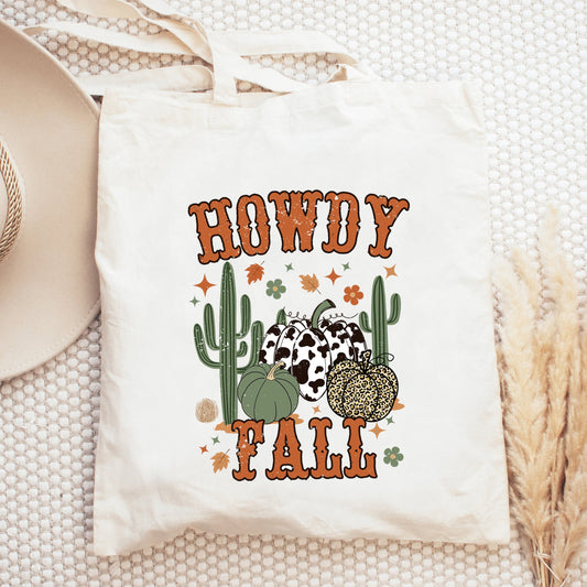 Howdy Fall Cactus | Tote Bag