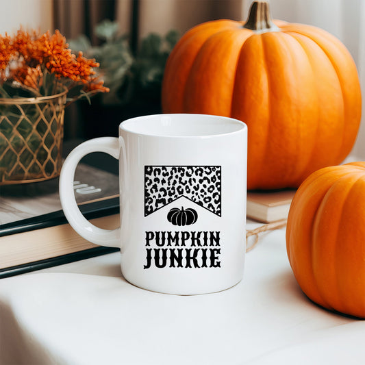 Leopard Pumpkin Junkie | Mug