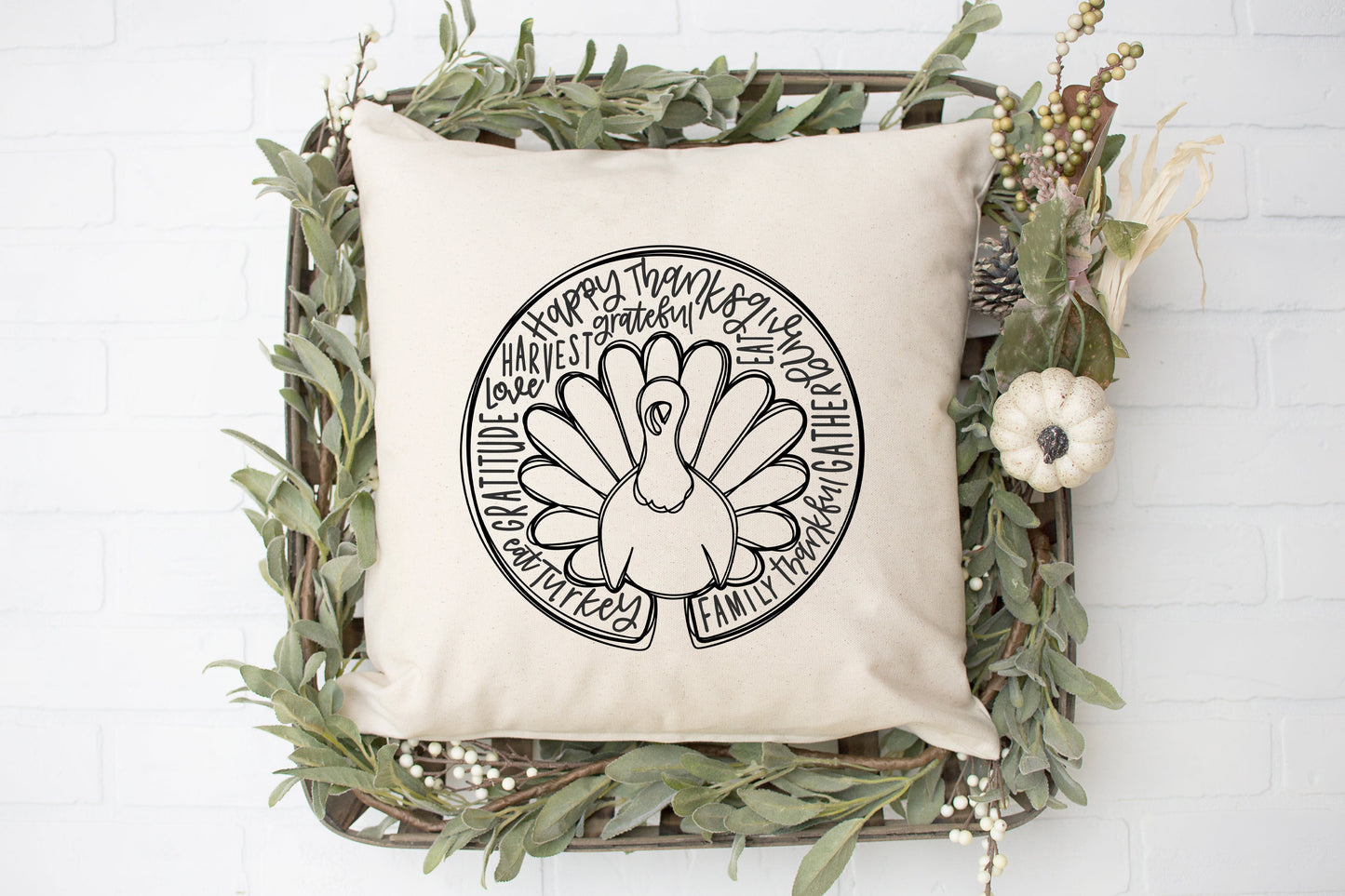 Turkey Circle | Pillow Cover