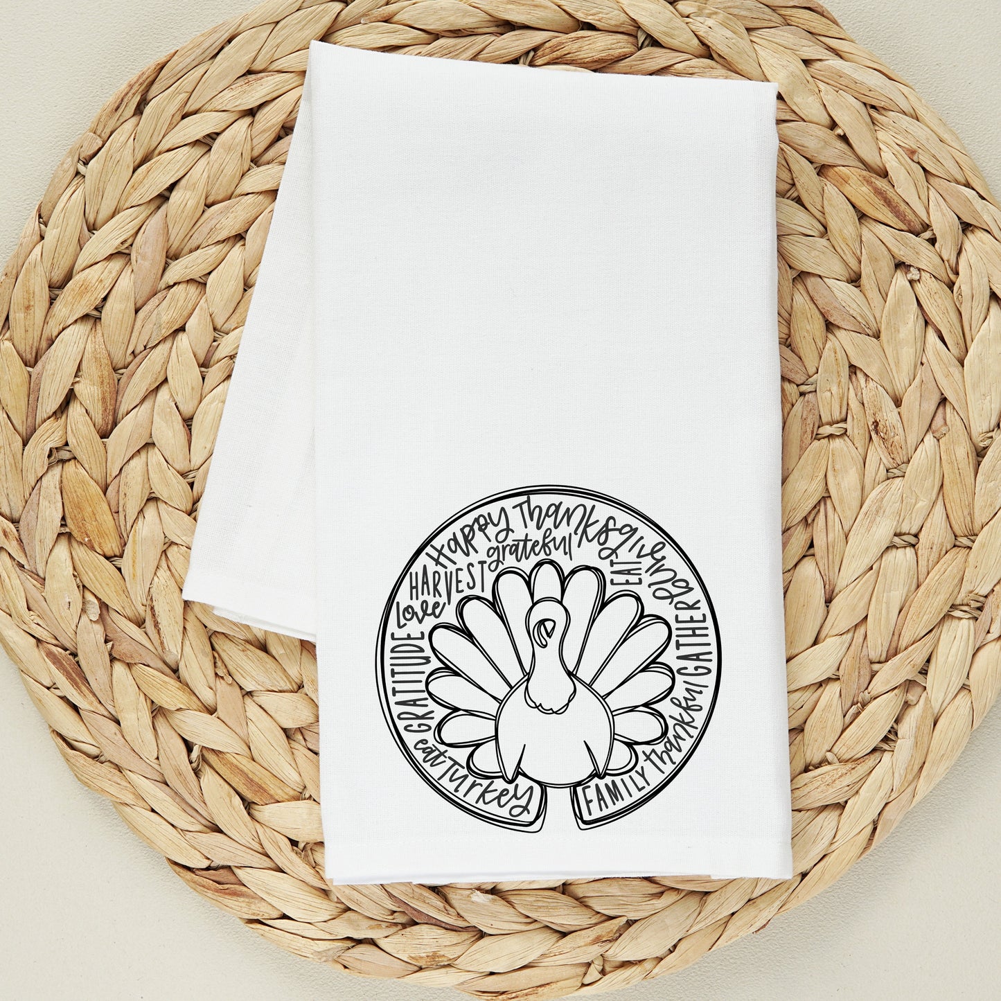 Turkey Circle | Tea Towel