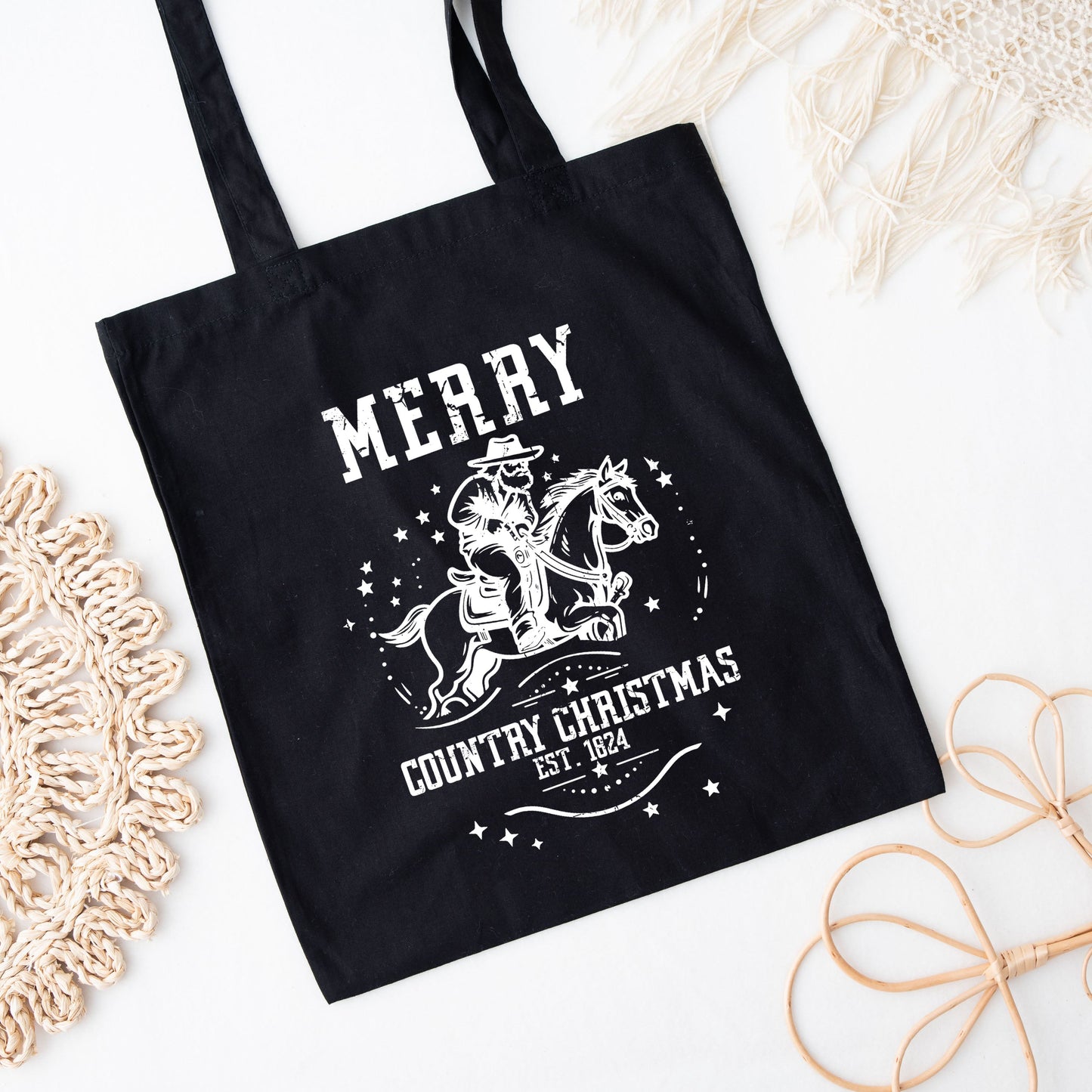 Merry Country Christmas | Tote Bag