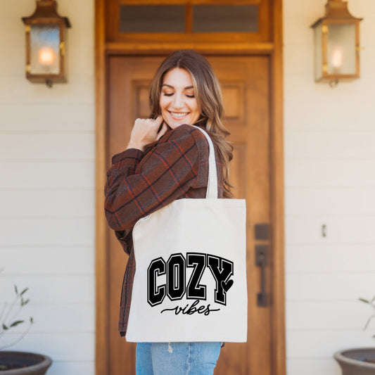 Cozy Vibes Bold | Tote Bag