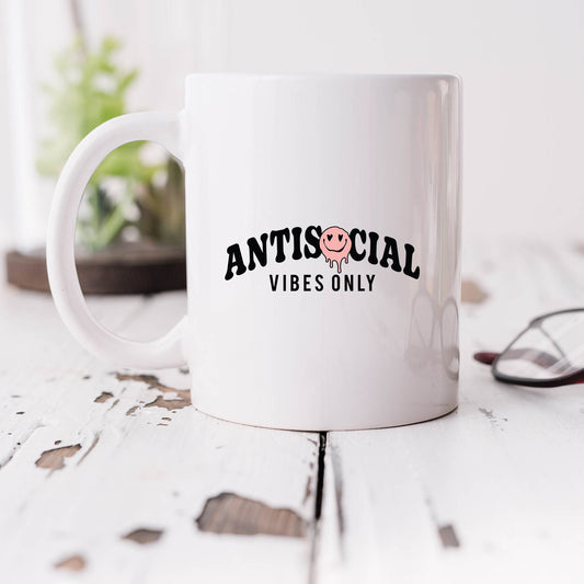 Antisocial Vibes Only | Mug