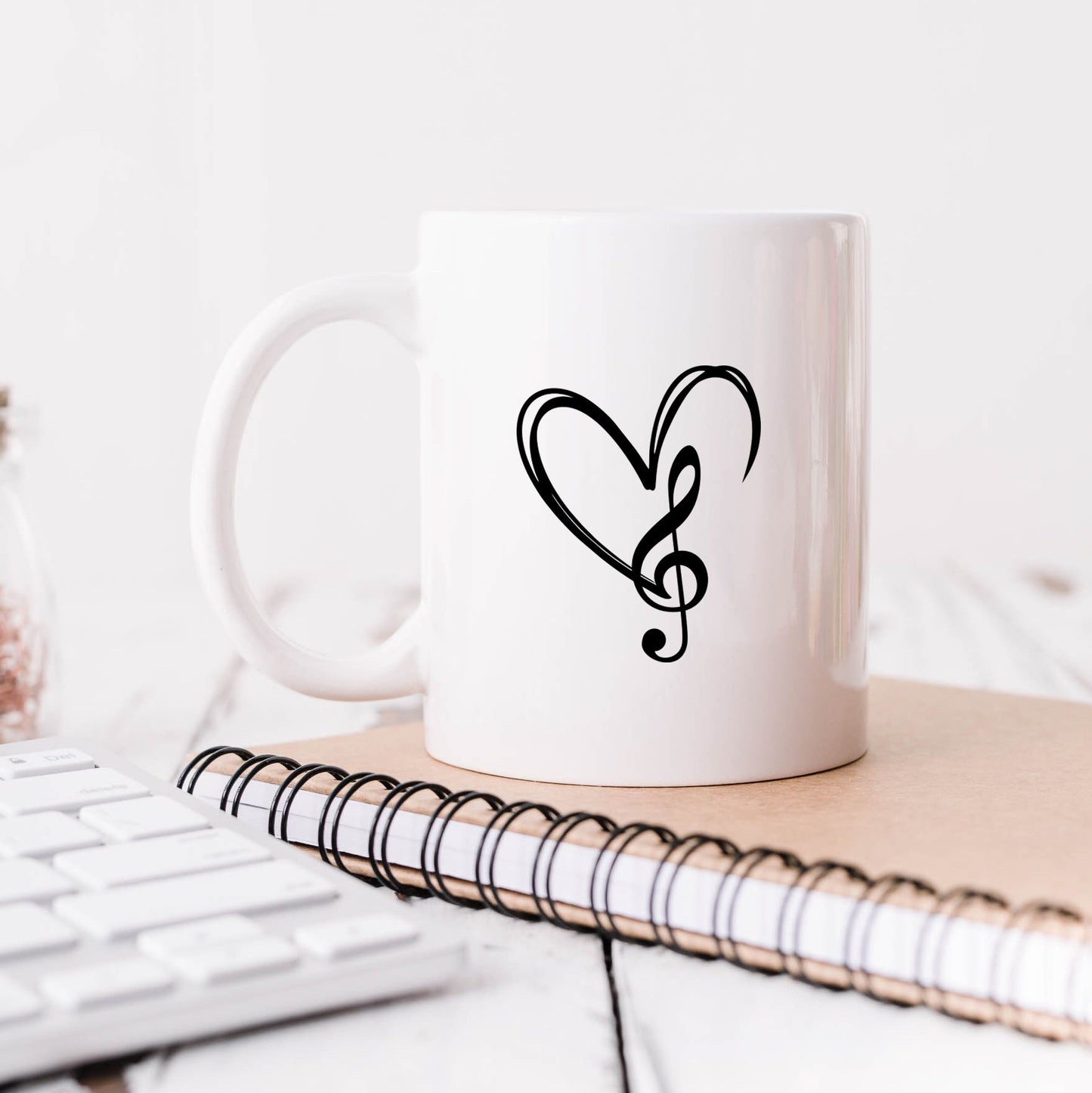 Music Note Heart | Mug