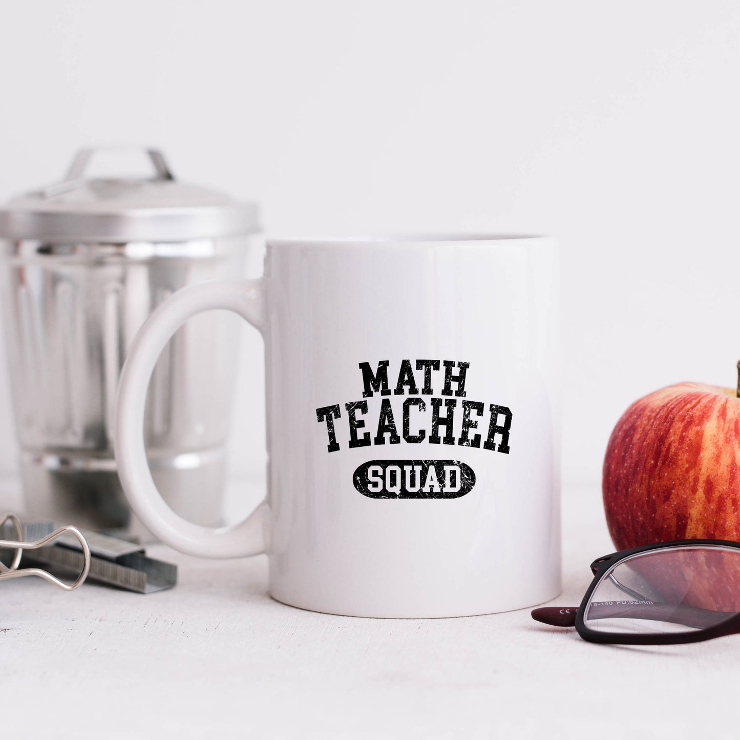 Math Teacher Squad Distressed | Mug