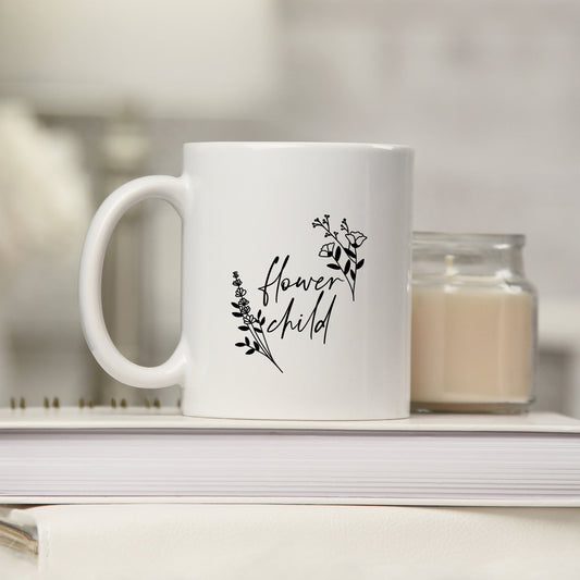 Flower Child Cursive | Mug