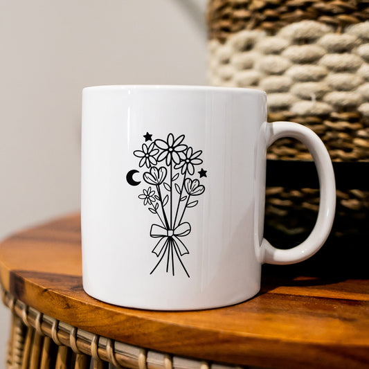 Bouquet With Ribbon | Mug