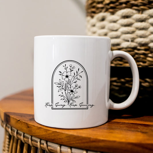 Keep Going Keep Growing Arch | Mug