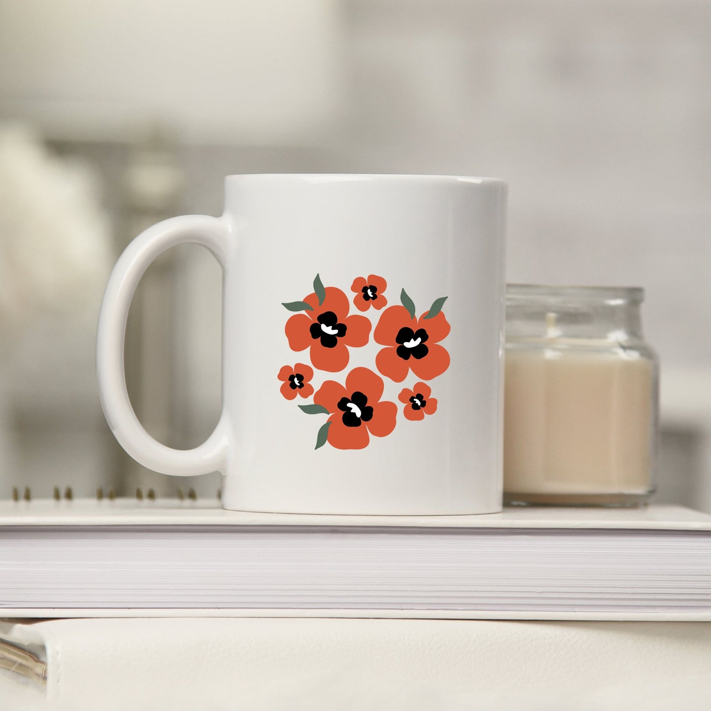 Red Poppies | Mug