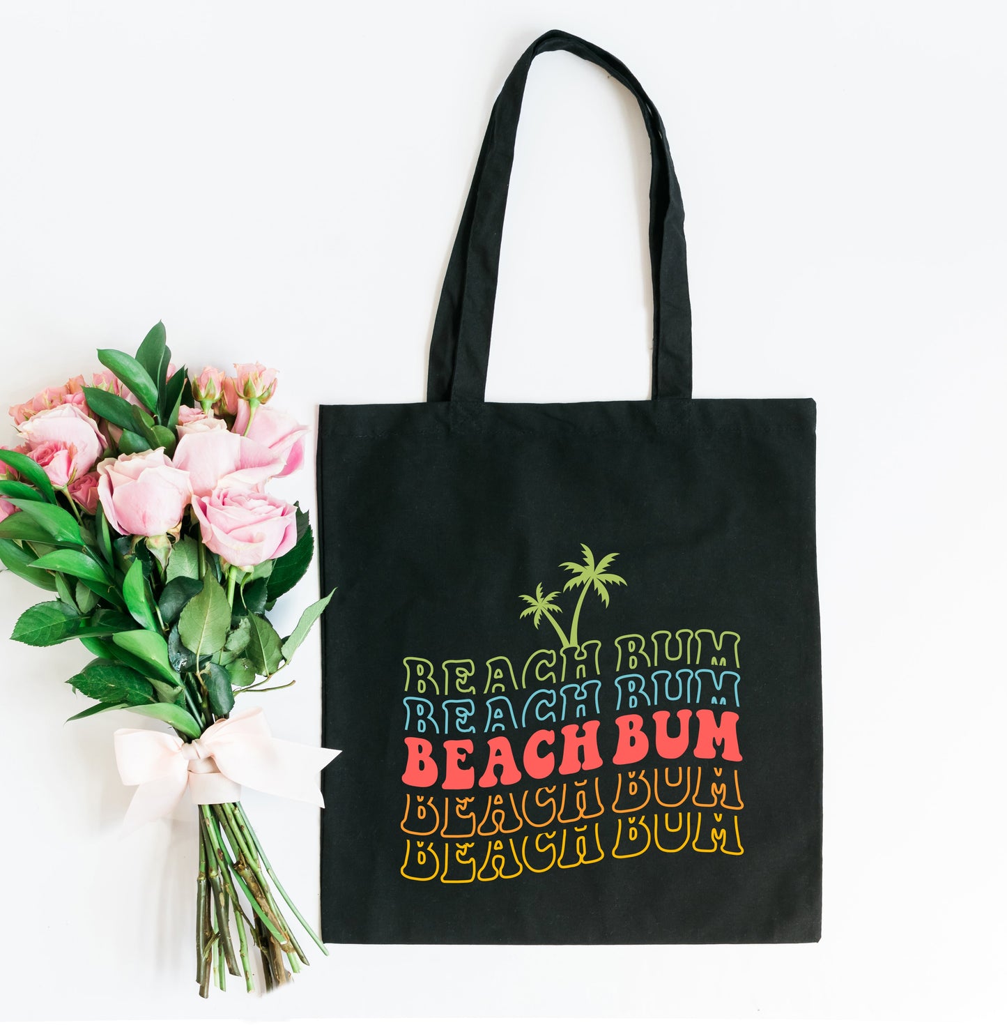 Beach Bum Stacked Wavy | Tote Bag