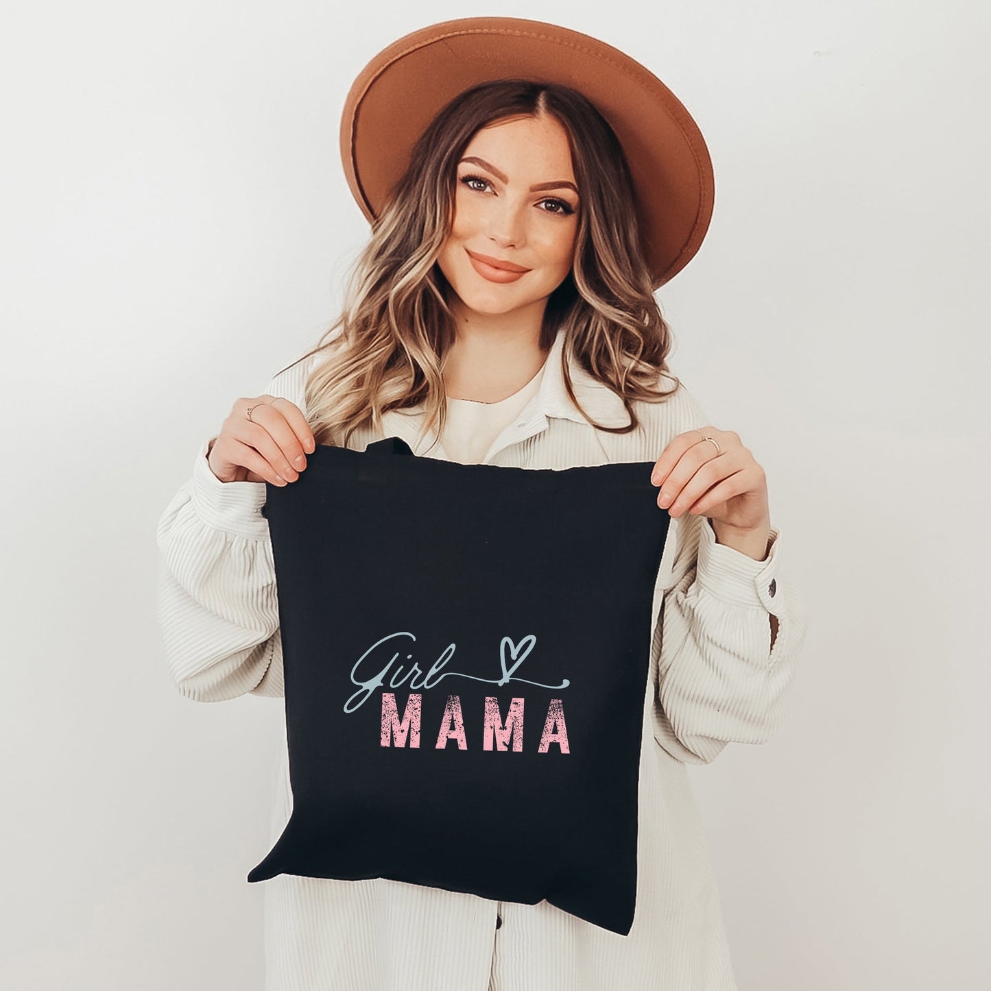 Girl Mama Heart Colorful | Tote Bag