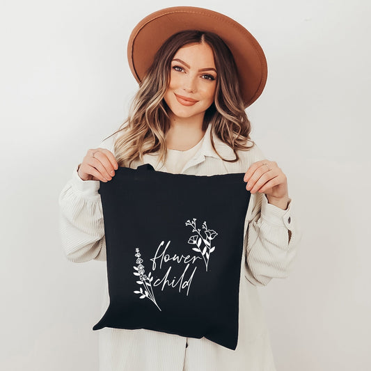 Flower Child Cursive | Tote Bag