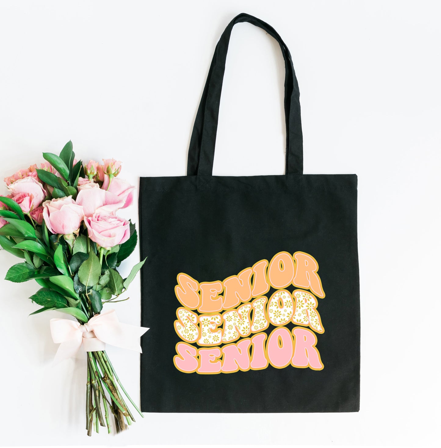 Senior Stacked Wavy | Tote Bag