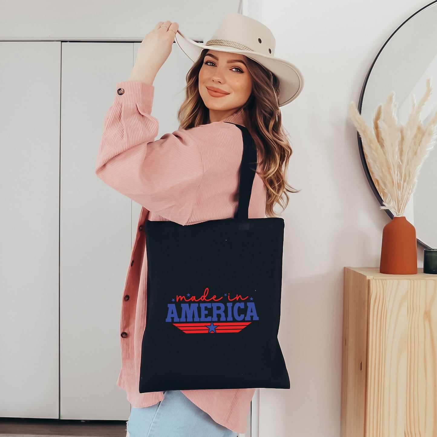 Made In America Stripes | Tote Bag