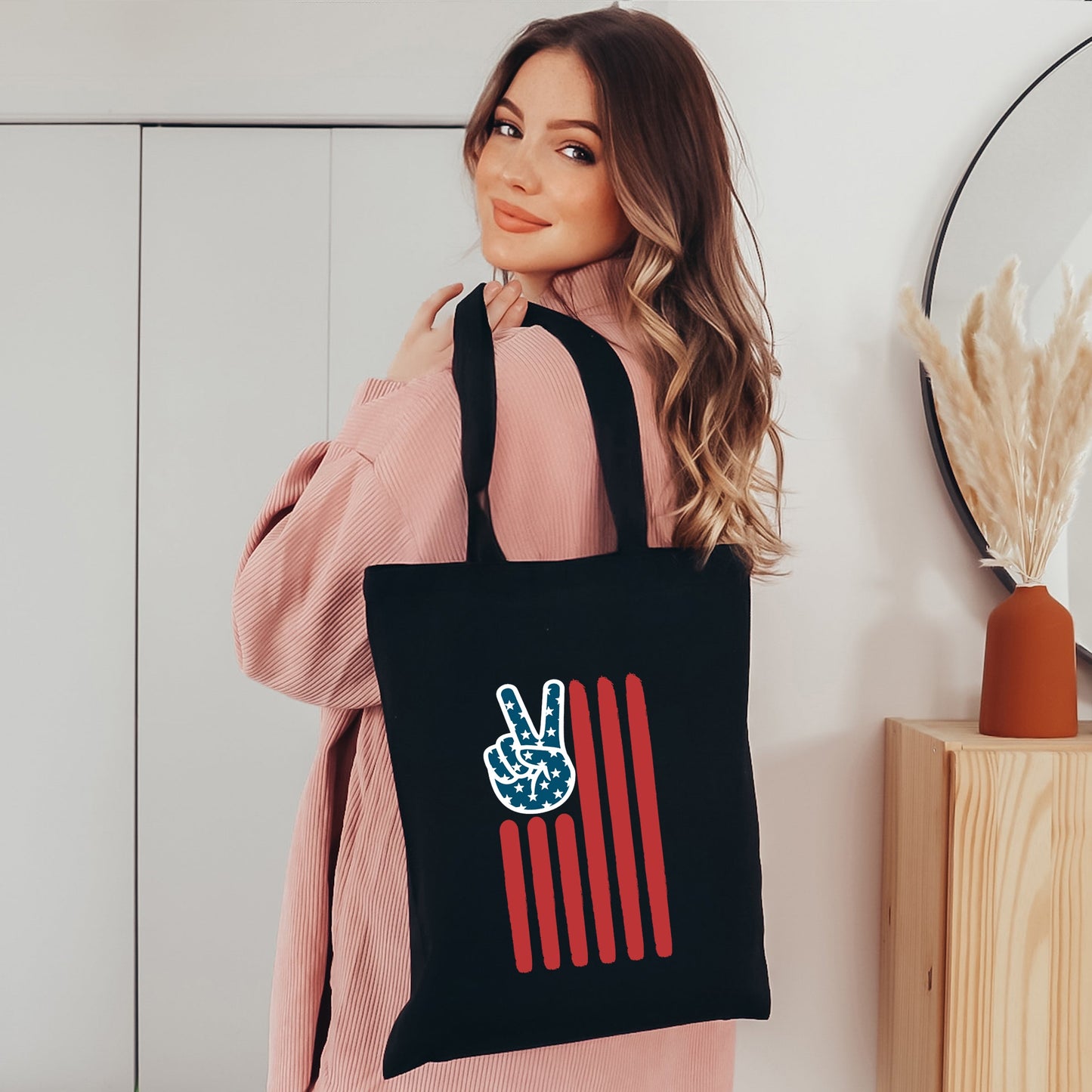 Flag Peace Sign | Tote Bag