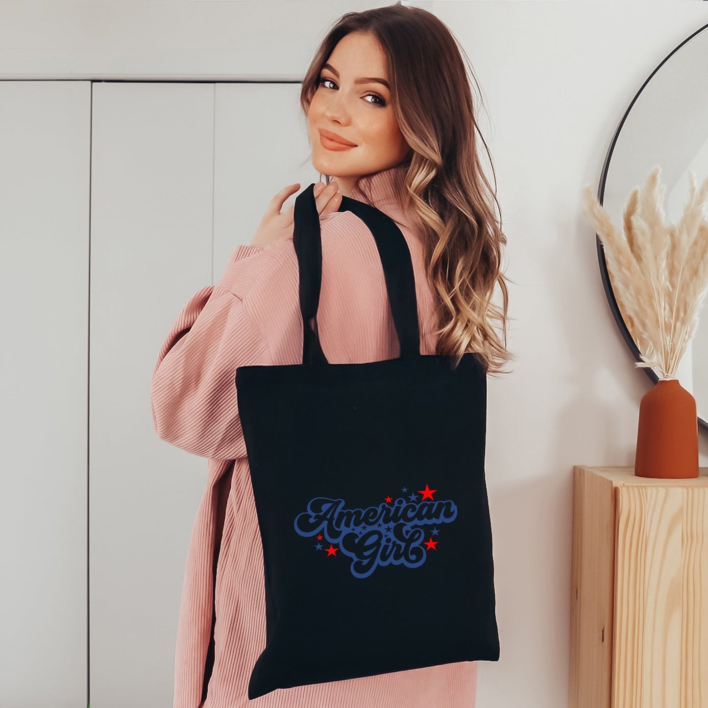 American Girl Retro Stars | Tote Bag