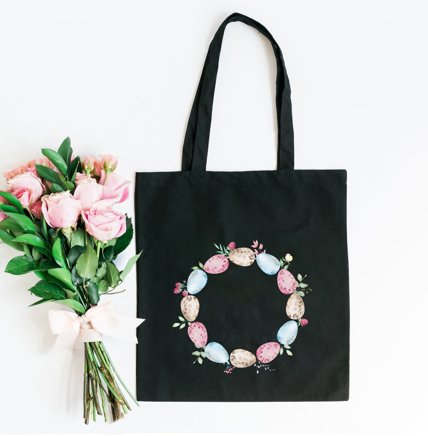 Easter Eggs Wreath | Tote Bag