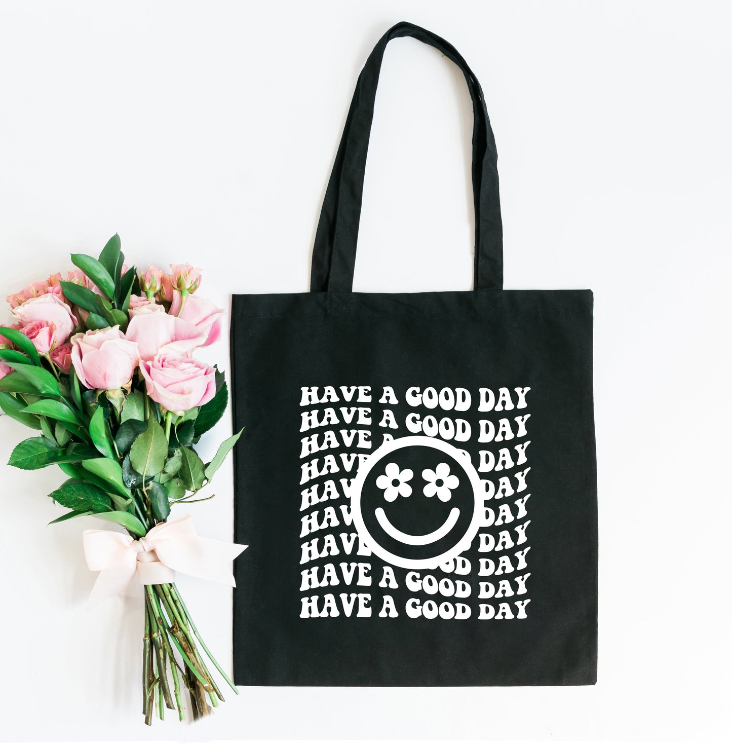 Have A Good Day Star Smiley Face | Tote Bag