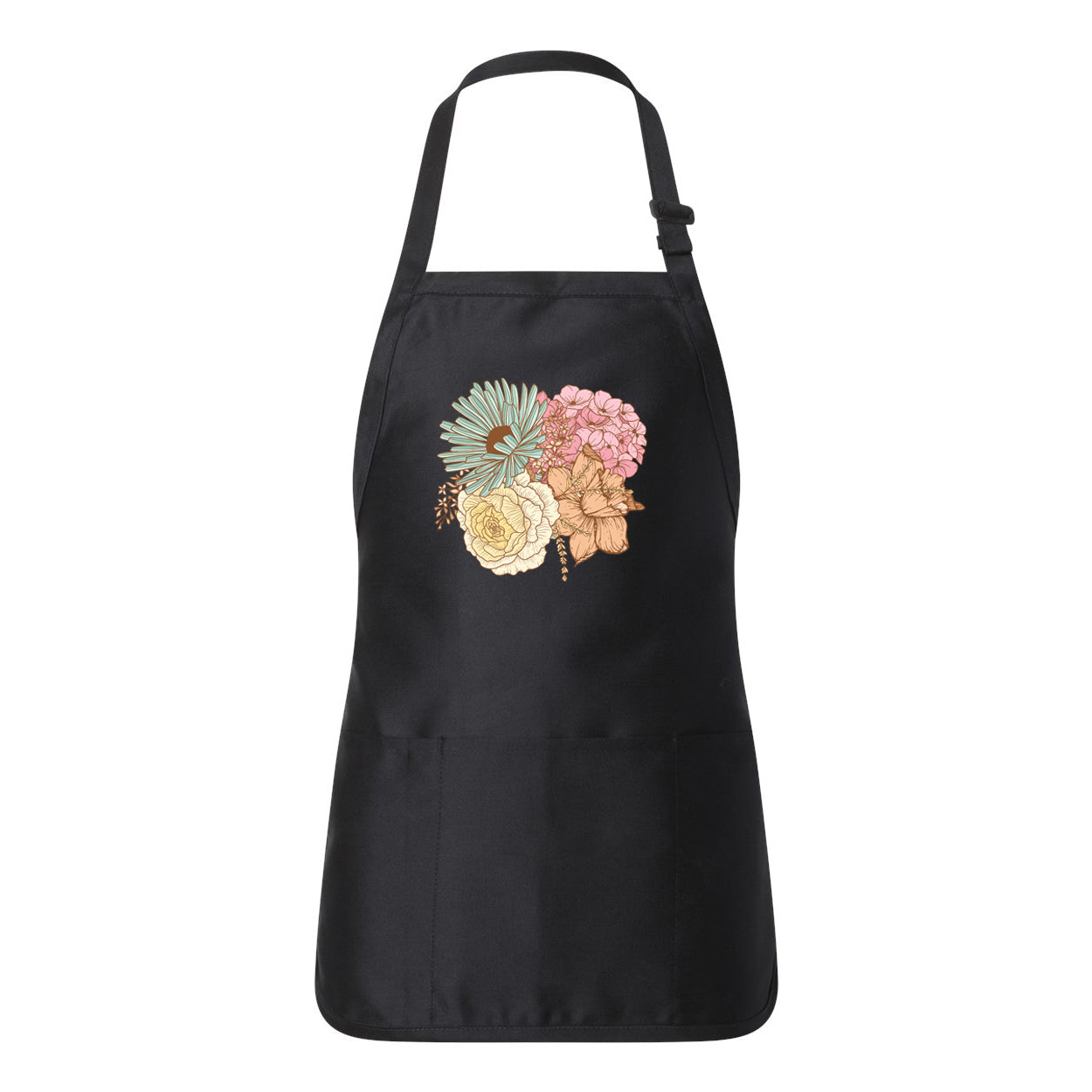 Colorful Flower Bouquet | Apron