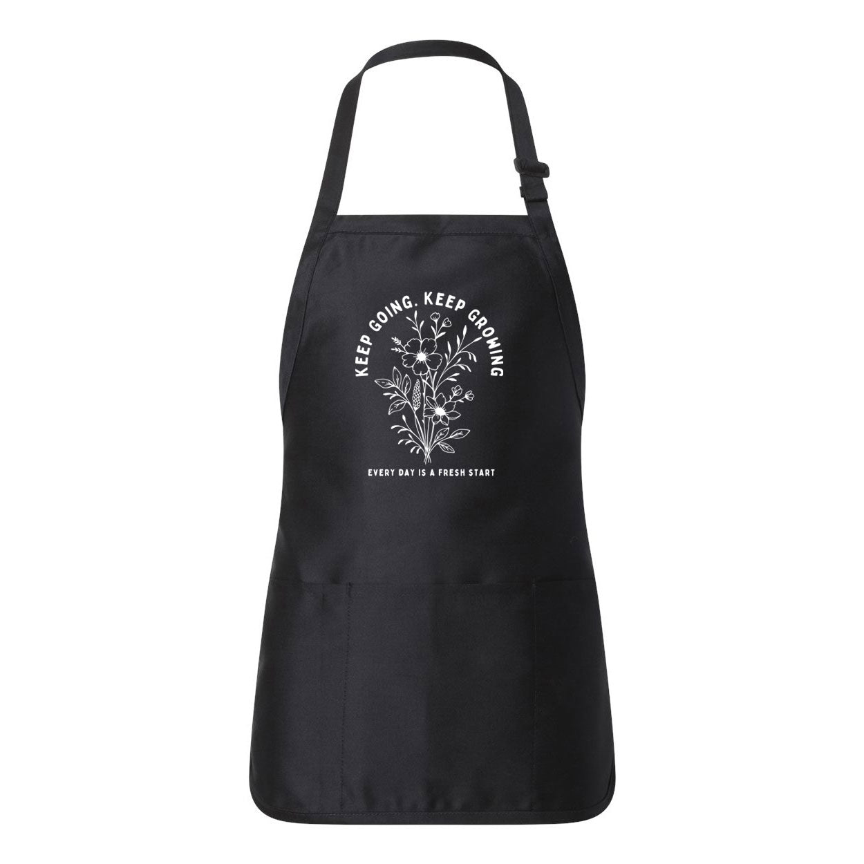 Keep Going Keep Growing | Apron