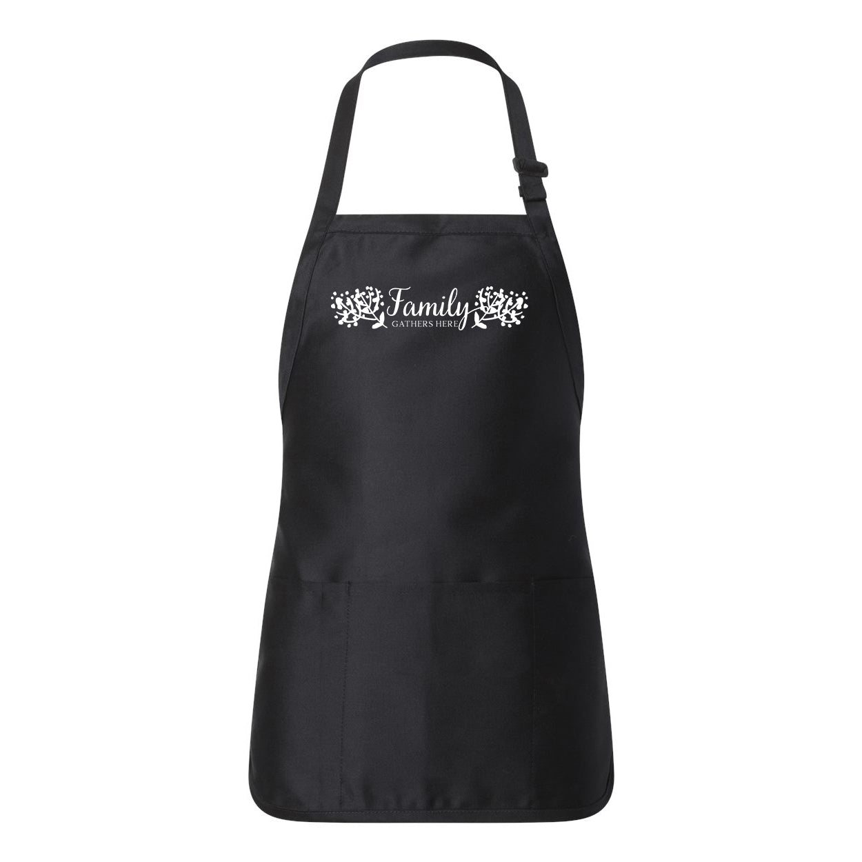 Family Gathers Here | Apron