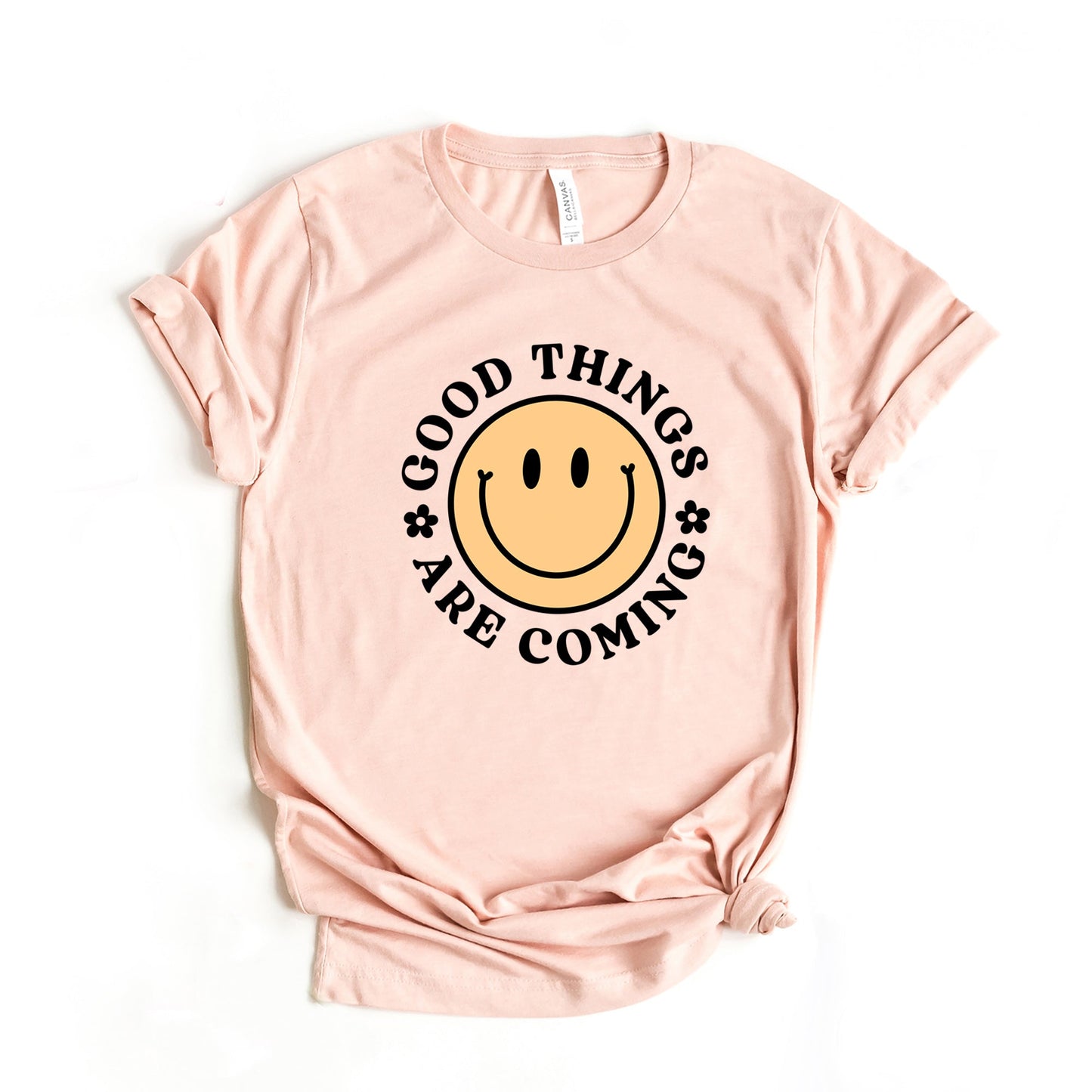 Good Things Are Coming Smiley Face | DTF Transfer