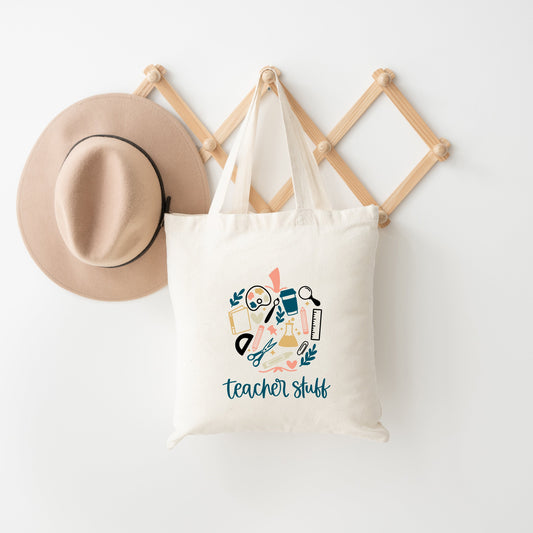 Teacher Stuff Collage | Tote Bag