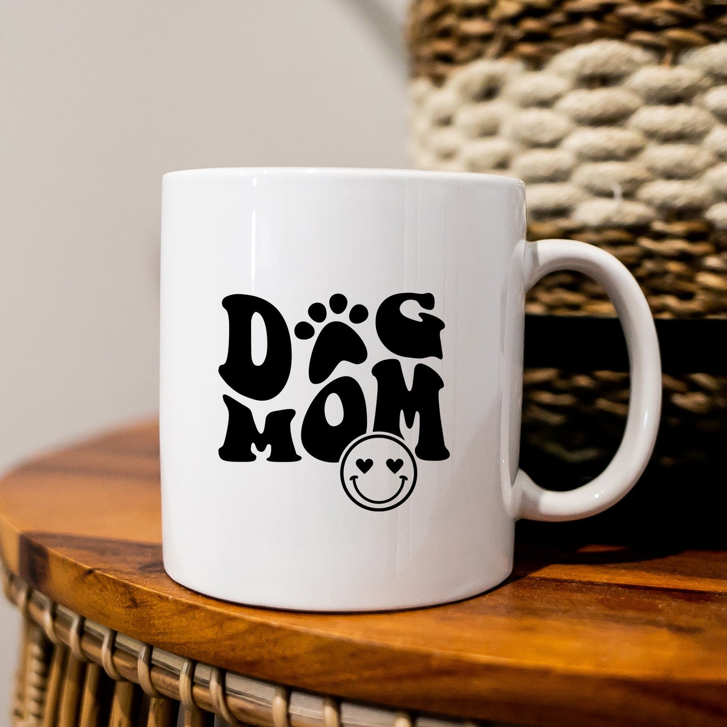 Dog Mom Smiley | Mug