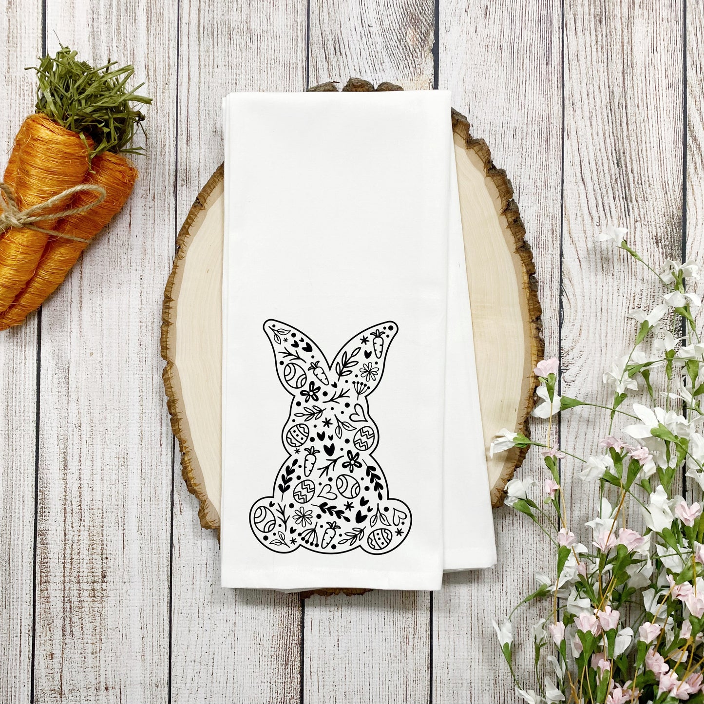 Easter Elements Bunny | Tea Towel