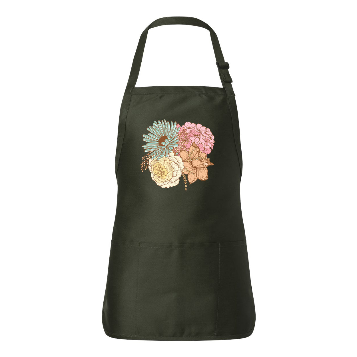 Colorful Flower Bouquet | Apron