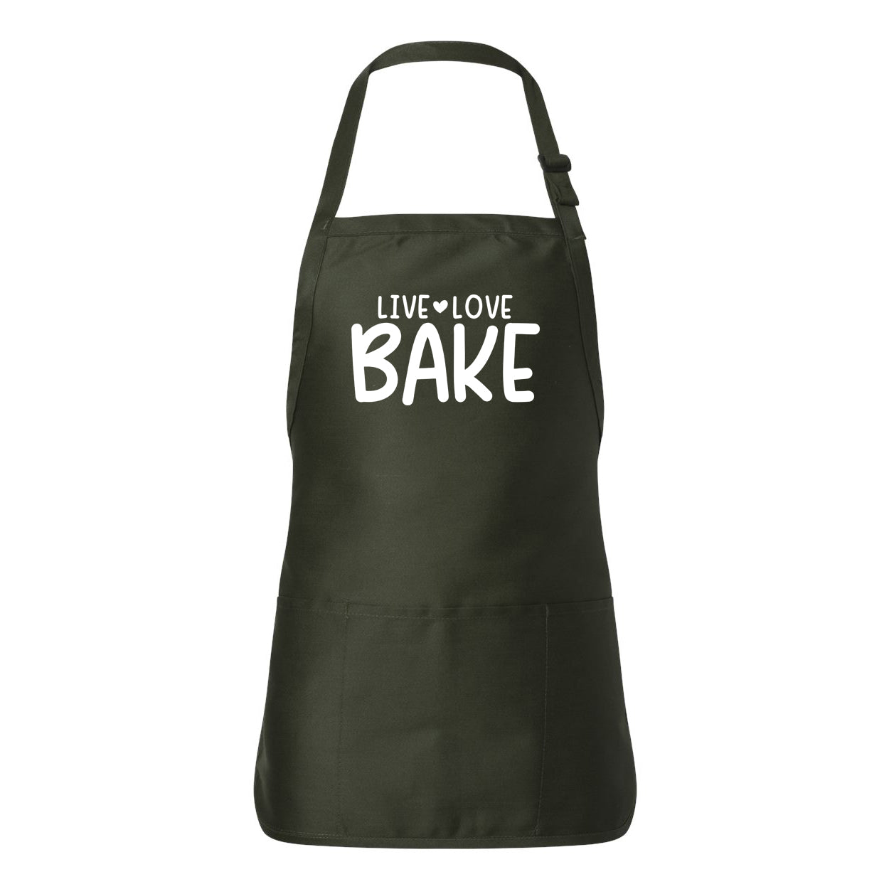 Live Love Bake Heart | Apron