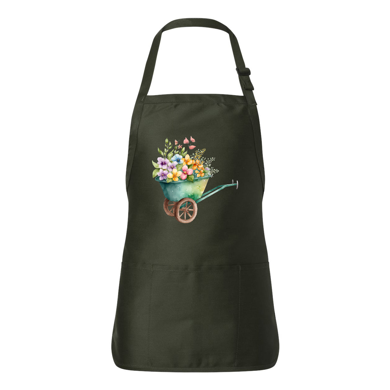 Spring Floral Wagon | Apron