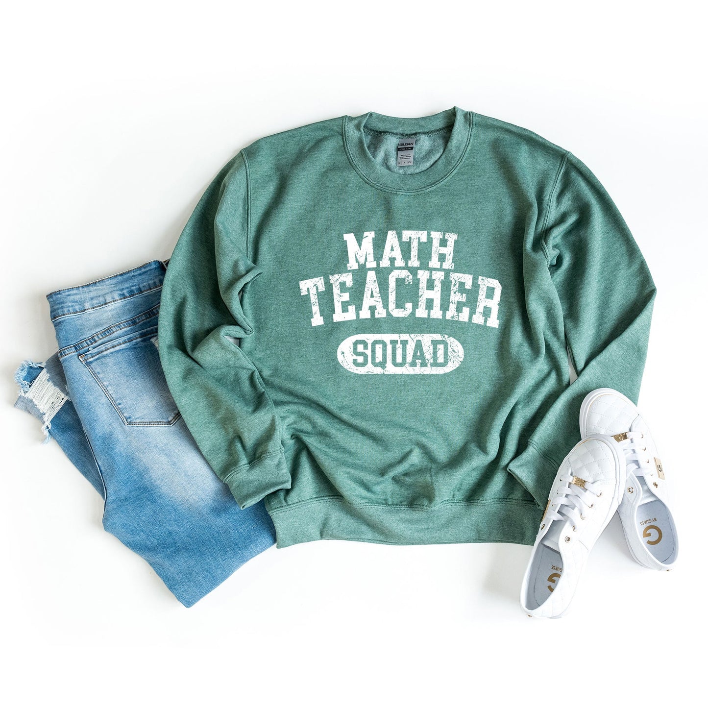 Math Teacher Squad Distressed | DTF Transfer