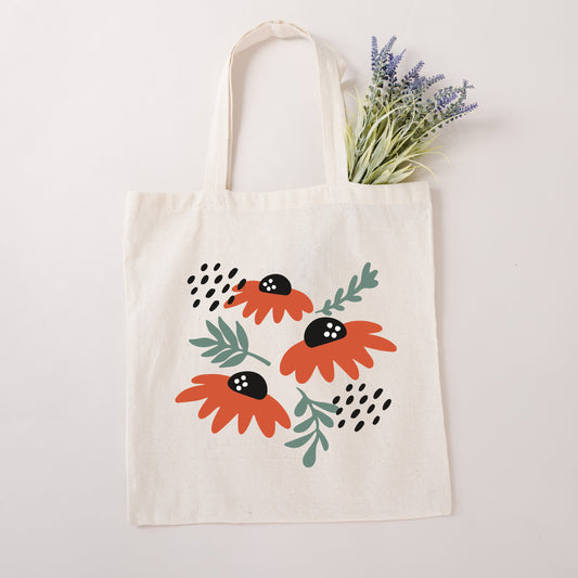 Poppies And Ruscus | Tote Bag