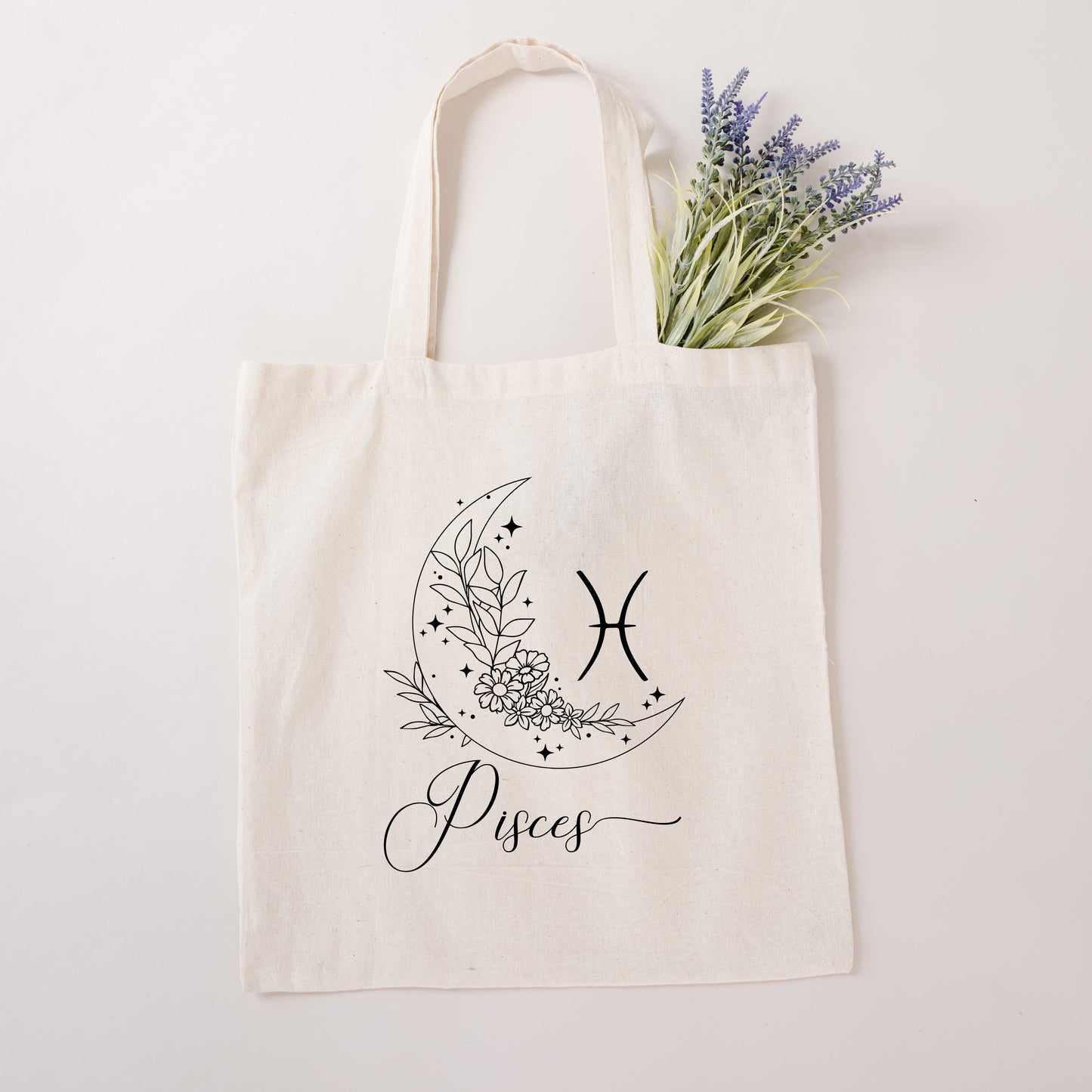 Pisces Floral | Tote Bag