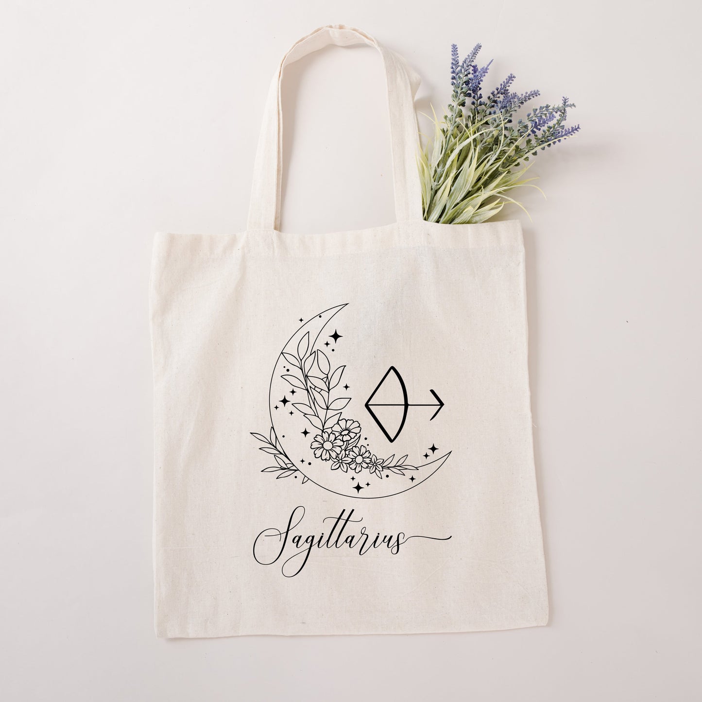 Sagittarius Floral | Tote Bag