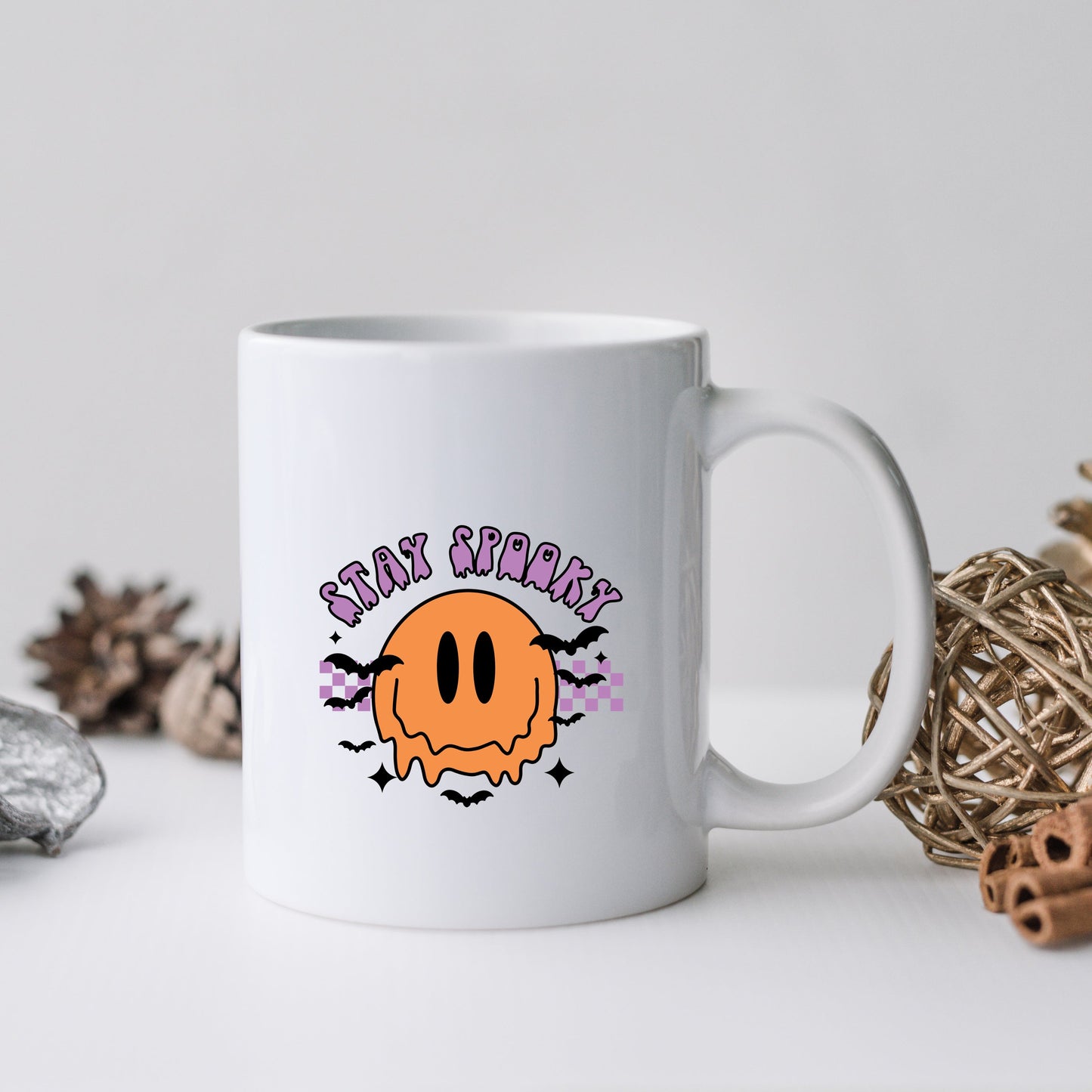 Stay Spooky Smiley Bats | Mug