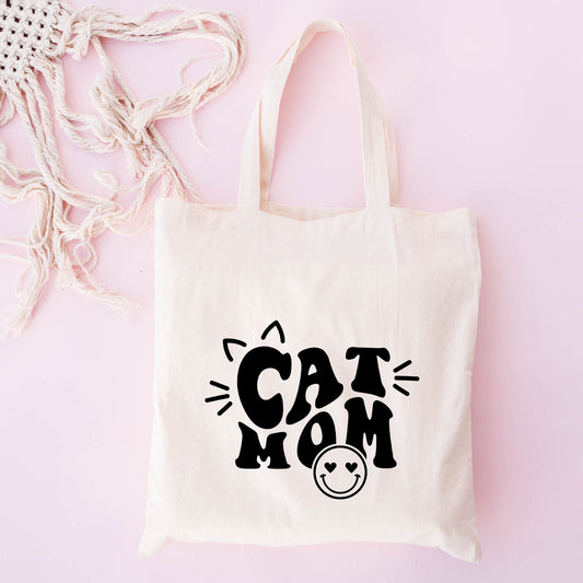 Cat Mom Smiley | Tote Bag