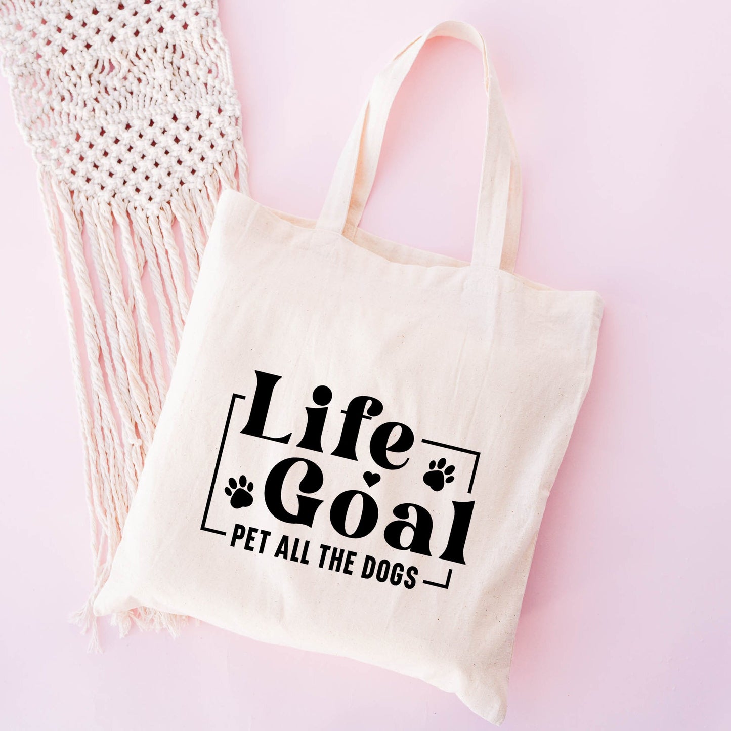 Life Goal Pet All The Dogs | Tote Bag