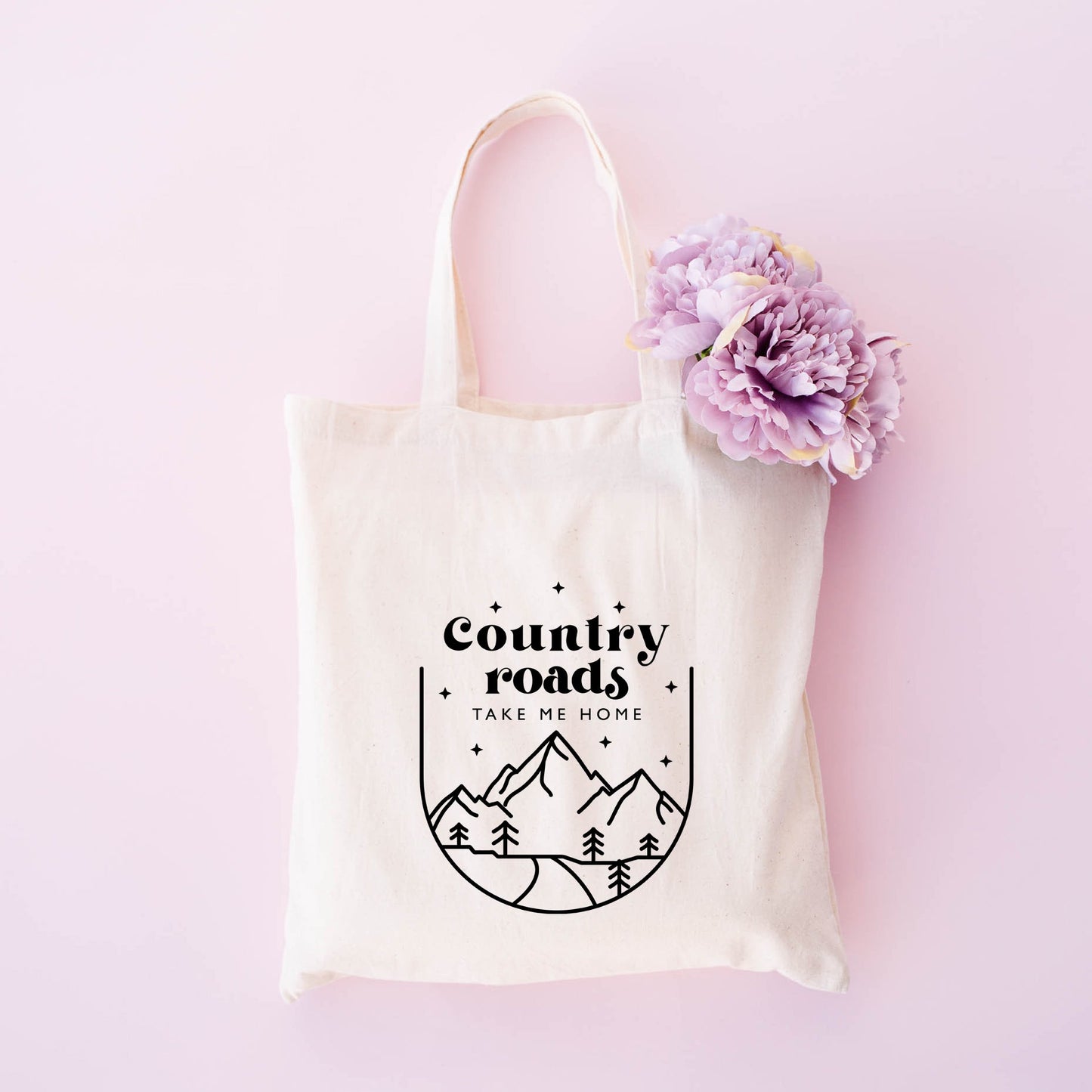 Country Roads Mountains | Tote Bag