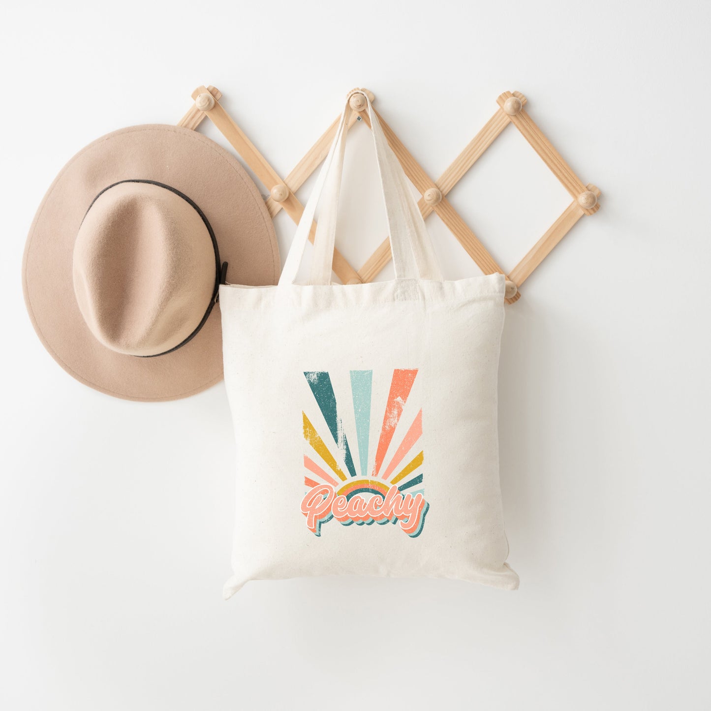 Retro Peachy | Tote Bag