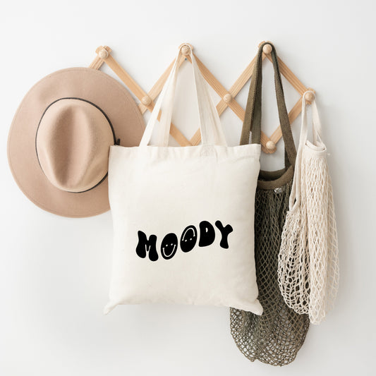 Moody Smiley Face Wavy | Tote Bag