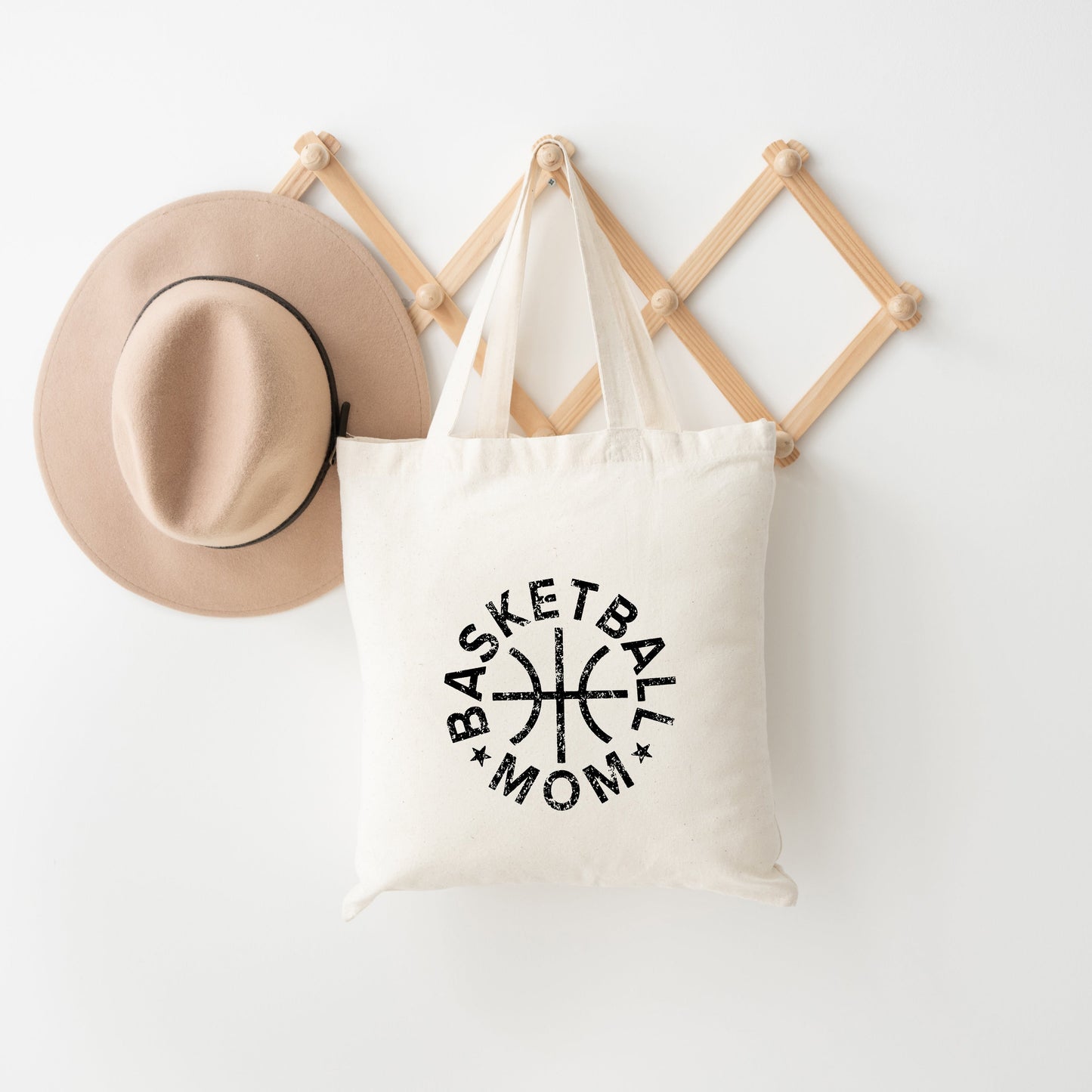 Basketball Mom Distressed | Tote Bag