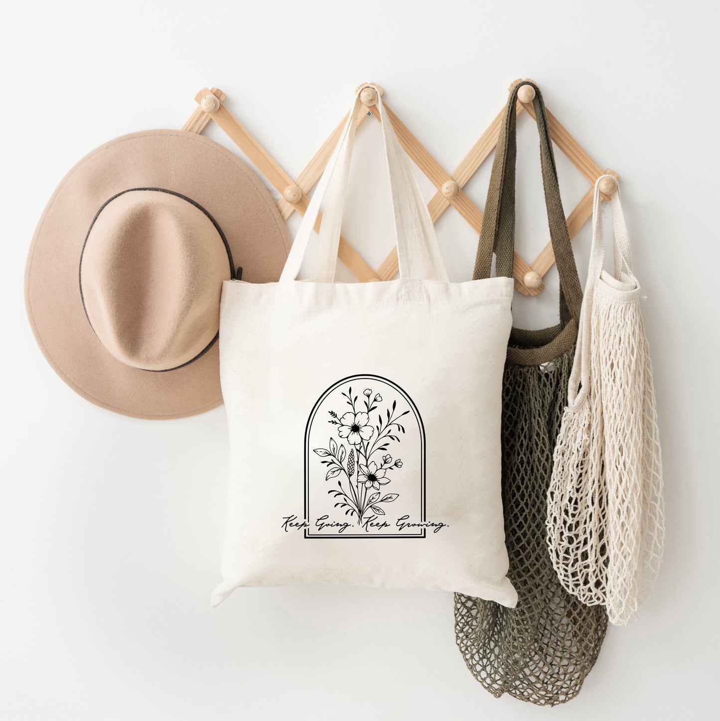 Keep Going Keep Growing Arch | Tote Bag