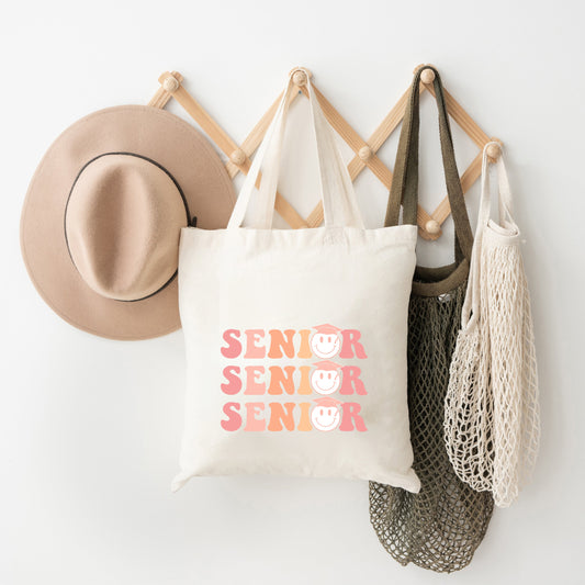 Senior Stacked Smiley | Tote Bag