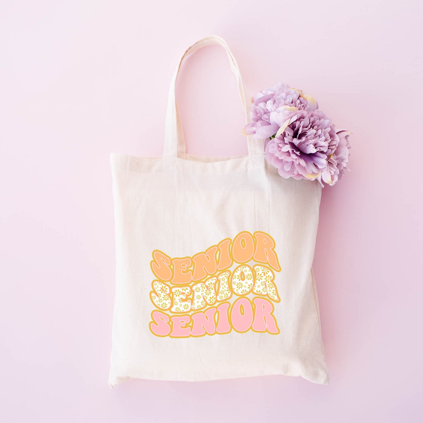 Senior Stacked Wavy | Tote Bag