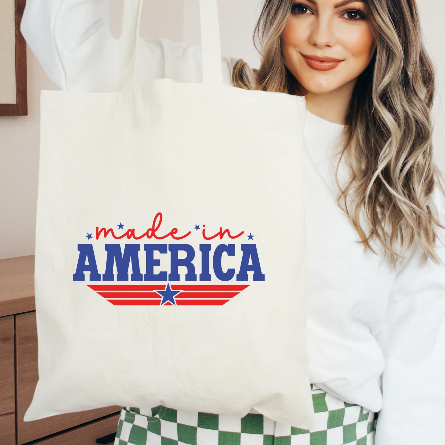 Made In America Stripes | Tote Bag